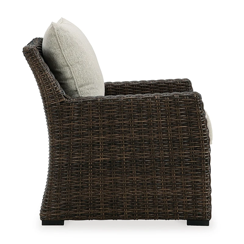 Signature Design by Ashley® Brook Ranch Outdoor Lounge Chair with Cushion