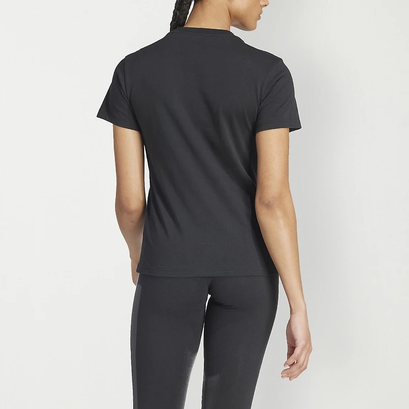 adidas Womens Crew Neck Short Sleeve Active T-Shirt