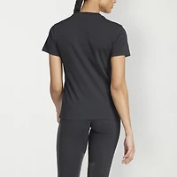 adidas Womens Crew Neck Short Sleeve Active T-Shirt