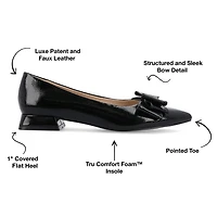 Journee Collection Ophelia Womens Pointed Closed Toe Ballet Flats