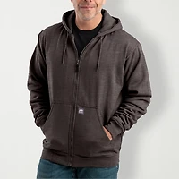 Berne Mens Long Sleeve Fleece Zipper Big and Tall Hoodie