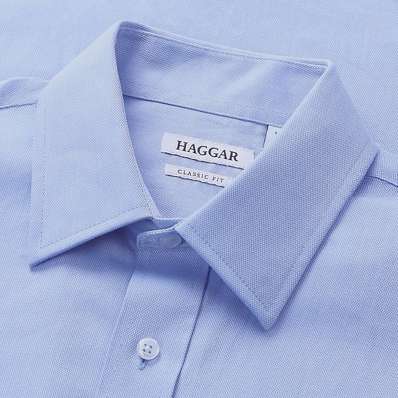 Haggar Premium Comfort Mens Classic Fit Easy Care Long Sleeve Dress Shirt
