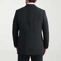 Haggar JMH Tailored Wool Windowpane Mens Stretch Fabric Modern Fit Suit Jacket