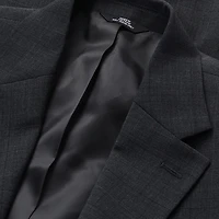 Haggar JMH Tailored Wool Windowpane Mens Stretch Fabric Modern Fit Suit Jacket
