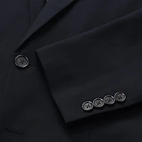Haggar JMH Tailored Wool Windowpane Mens Stretch Fabric Modern Fit Suit Jacket