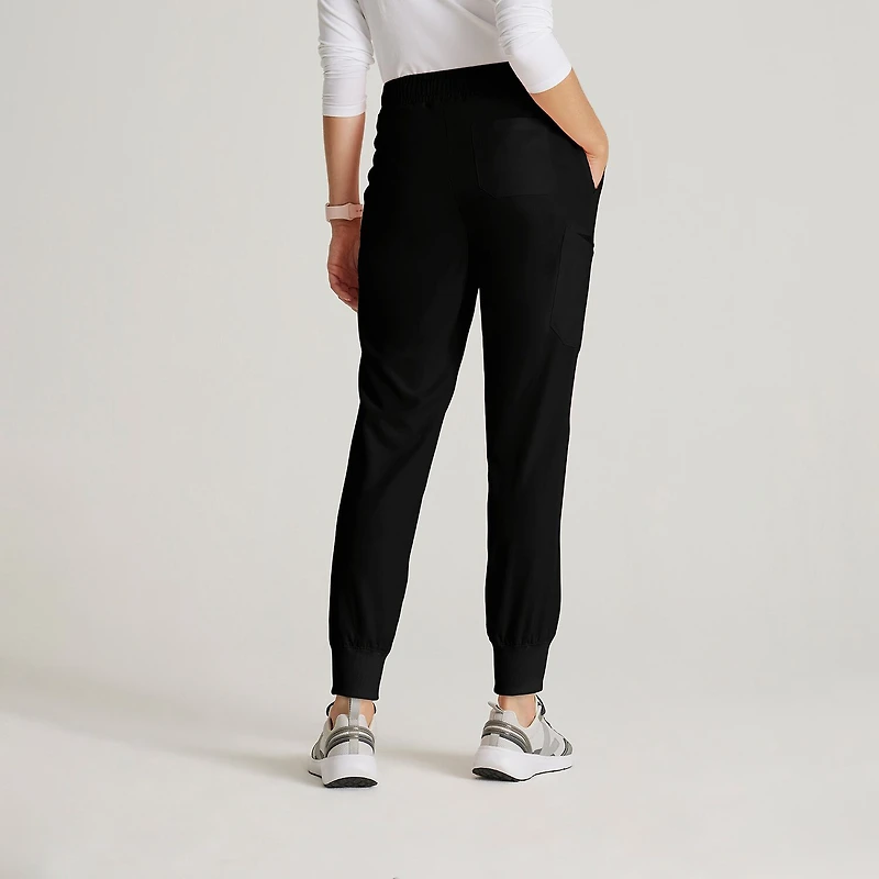 Barco Unify Bup647 Union 5-Pocket Mid-Rise Jogger Womens Plus Tall Stretch Fabric Moisture Wicking Wrinkle Resistant Scrub Pant