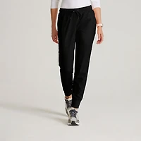 Barco Unify Bup647 Union 5-Pocket Mid-Rise Jogger Womens Plus Tall Stretch Fabric Moisture Wicking Wrinkle Resistant Scrub Pant