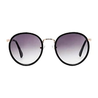 a.n.a Black Round Womens UV Protection Sunglasses