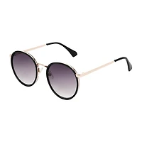 a.n.a Black Round Womens UV Protection Sunglasses