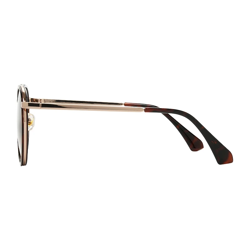 a.n.a Black Round Womens UV Protection Sunglasses