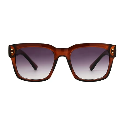 a.n.a Orange Square Womens UV Protection Square Sunglasses