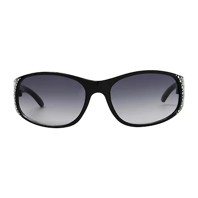 Mixit Black With Gem Detail Womens UV PROTECTION Sunglasses