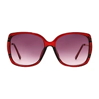 Mixit Red With Venting Womens UV PROTECTION Square Sunglasses