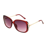 Mixit Red With Venting Womens UV PROTECTION Square Sunglasses