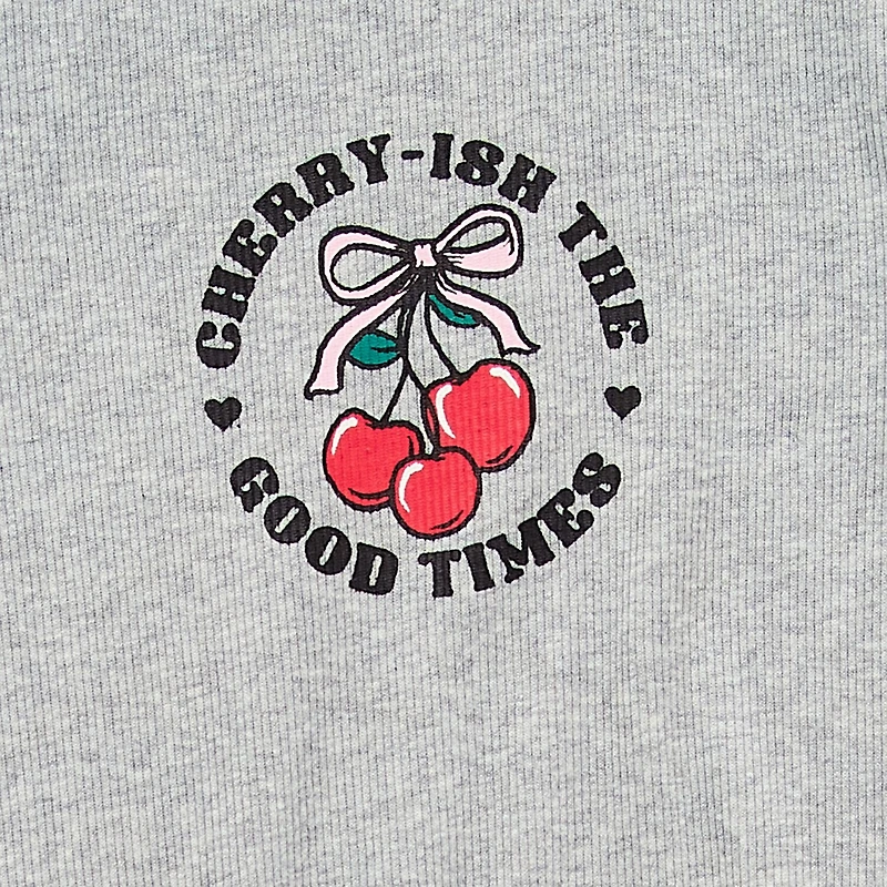 Thereabouts Little & Big Kid Girls Round Neck Short Sleeve T-Shirt