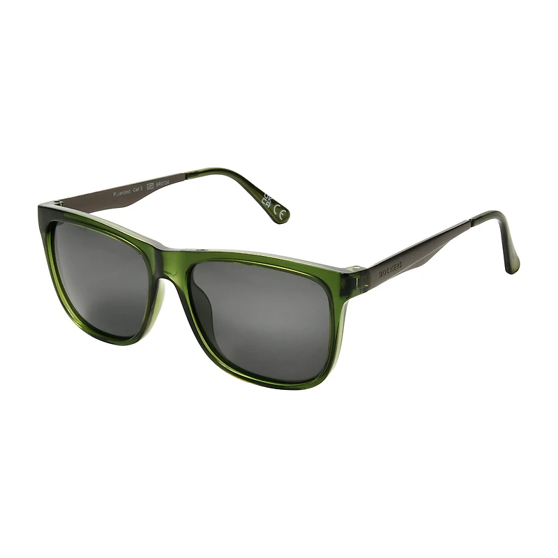 Dockers Mens Polarized Square Sunglasses