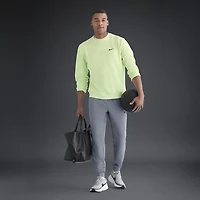 Nike Mens Cuffed Mid Rise Regular Fit Fleece Active Jogger Pant
