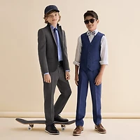 Stafford Cooper Little & Big Kid Boys Cap Closed Toe Oxford Shoes