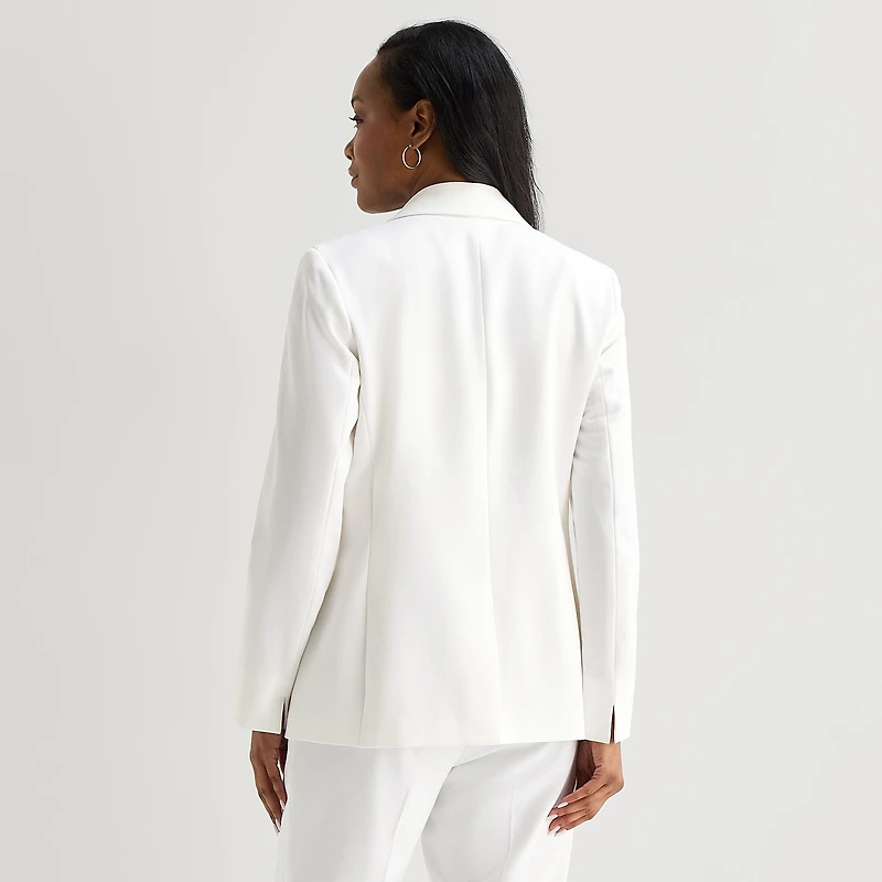 Black Label by Evan-Picone Womens Classic Fit Suit Jacket