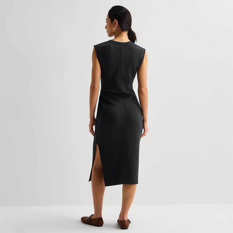 Stylus Womens Crew Neck Sleeveless Sheath Dress