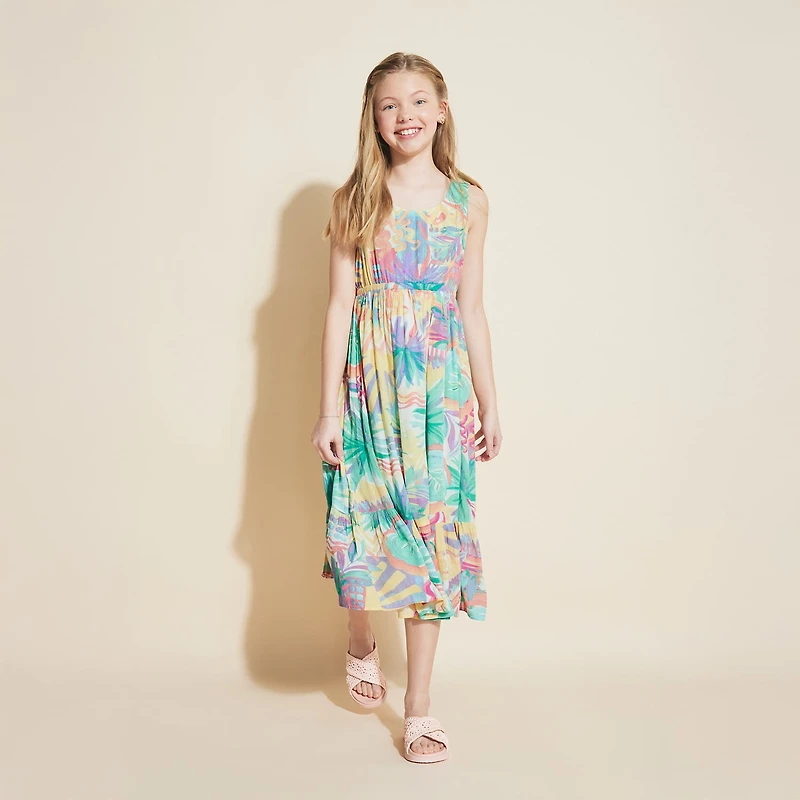 Roxy Big Kid Girls Sleeveless Sundress