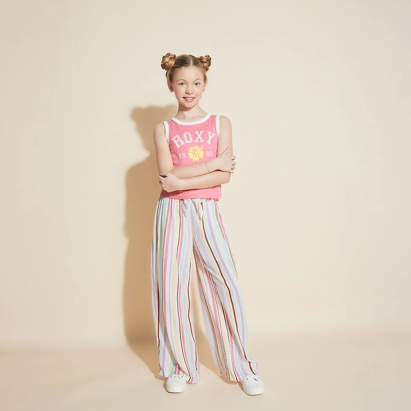 Roxy Big Kid Girls Wide Leg Regular Fit Pull-On Pant