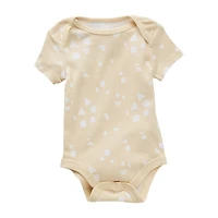 Okie Dokie Baby Boys Crew Neck Short Sleeve Rib 4-pc. Bodysuit