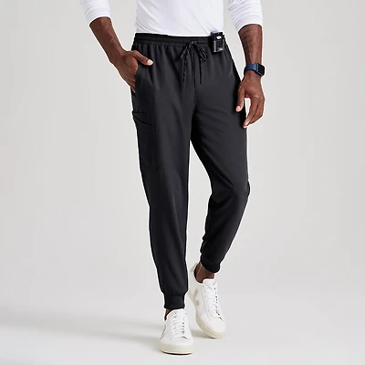 Barco Unify Bup602 Rally 6-Pocket Jogger Mens Stretch Fabric Moisture Wicking Wrinkle Resistant Scrub Pant
