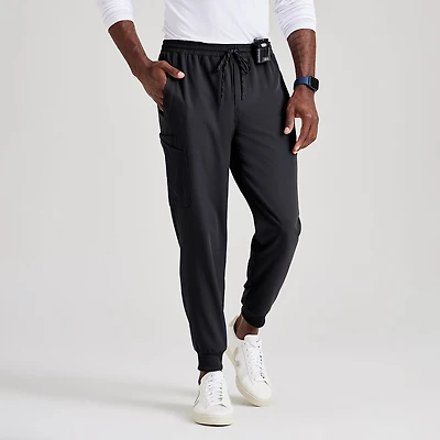 Barco Unify Bup602 Rally 6-Pocket Jogger Mens Short STRETCH FABRIC Moisture Wicking Wrinkle Resistant Scrub Pant
