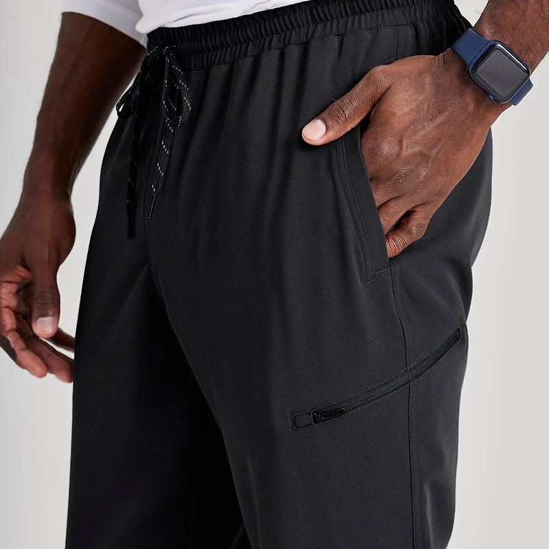 Barco Unify Bup602 Rally 6-Pocket Jogger Mens Short Stretch Fabric Moisture Wicking Wrinkle Resistant Scrub Pant