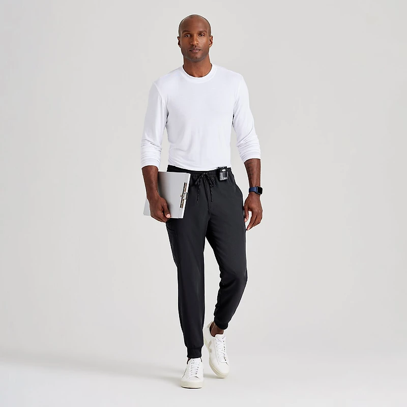Barco Unify Bup602 Rally 6-Pocket Jogger Mens Big and Tall Stretch Fabric Moisture Wicking Wrinkle Resistant Scrub Pant