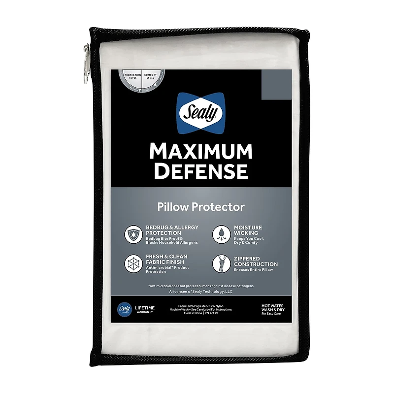 Sealy Maximum Defense Pillow Protector