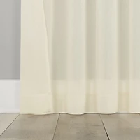 Indigo Road by Egypt Sherrod Nahla 100% Cotton Rod Pocket Sheer Single Curtain Panel
