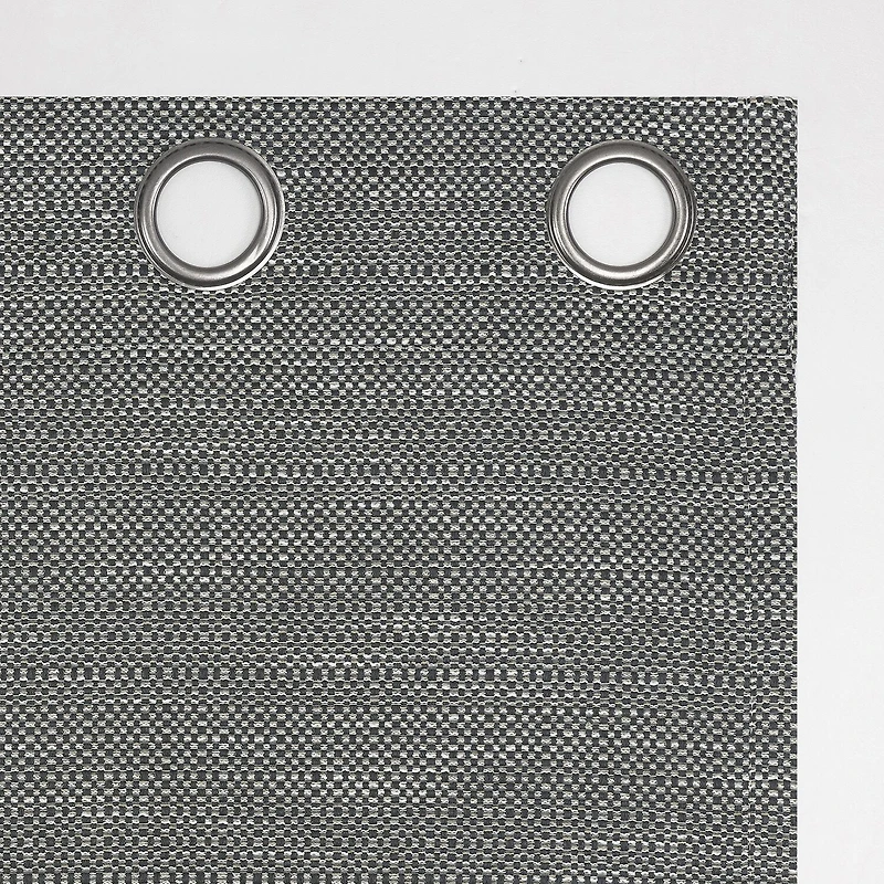 Indigo Road by Egypt Sherrod Sarasi Contrast Tweed Magnetic Closure Grommet Top 100% Blackout Single Curtain Panel