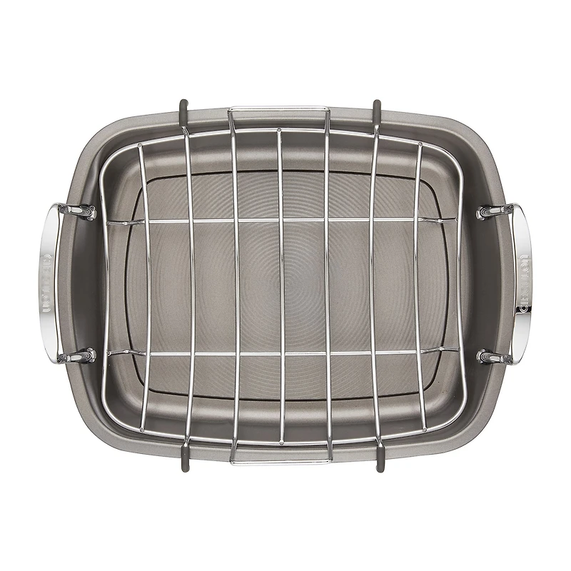 Circulon® Nonstick 17"x13" Roasting Pan with Rack