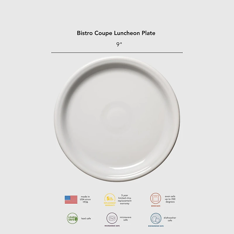 Fiesta Bistro Coupe China Luncheon Plate