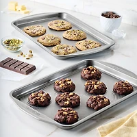 Circulon® Total Nonstick Bakeware, 2-Piece Cookie Sheet Set, Gray
