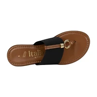 Italiana By Italian Shoemakers Womens Silas Flat Sandals