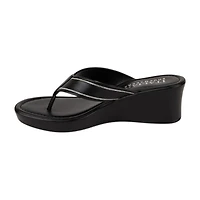 Italian Shoemakers Womens Dorya Wedge Sandals