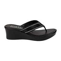 Italian Shoemakers Womens Dorya Wedge Sandals
