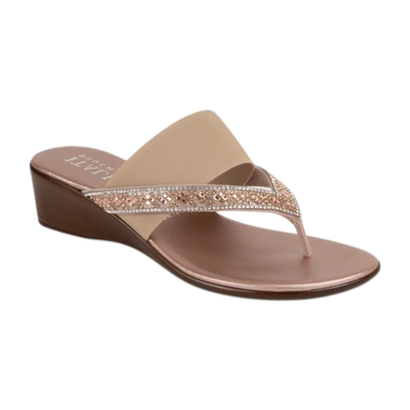 Italiana By Italian Shoemakers Womens Jase Wedge Sandals