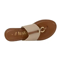 Italiana By Italian Shoemakers Womens Silas Flat Sandals