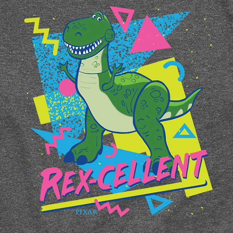 Disney Collection Little & Big Kid Boys Crew Neck Short Sleeve Regular Fit Rex Toy Story Graphic T-Shirt