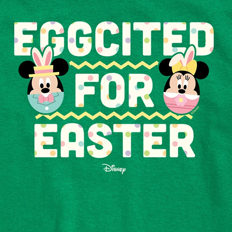 Disney Collection Little & Big Kid Boys Crew Neck Short Sleeve Regular Fit Mickey Mouse Minnie Graphic T-Shirt