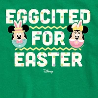 Disney Collection Little & Big Kid Boys Crew Neck Short Sleeve Regular Fit Mickey Mouse Minnie Graphic T-Shirt