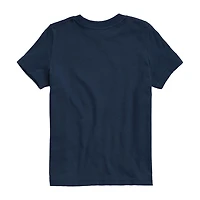 Disney Collection Toddler Boys Crew Neck Short Sleeve Regular Fit Lilo & Stitch Graphic T-Shirt