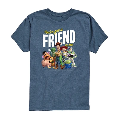 Disney Collection Toddler Boys Crew Neck Short Sleeve Regular Fit Buzz Lightyear Jessie Rex Graphic T-Shirt
