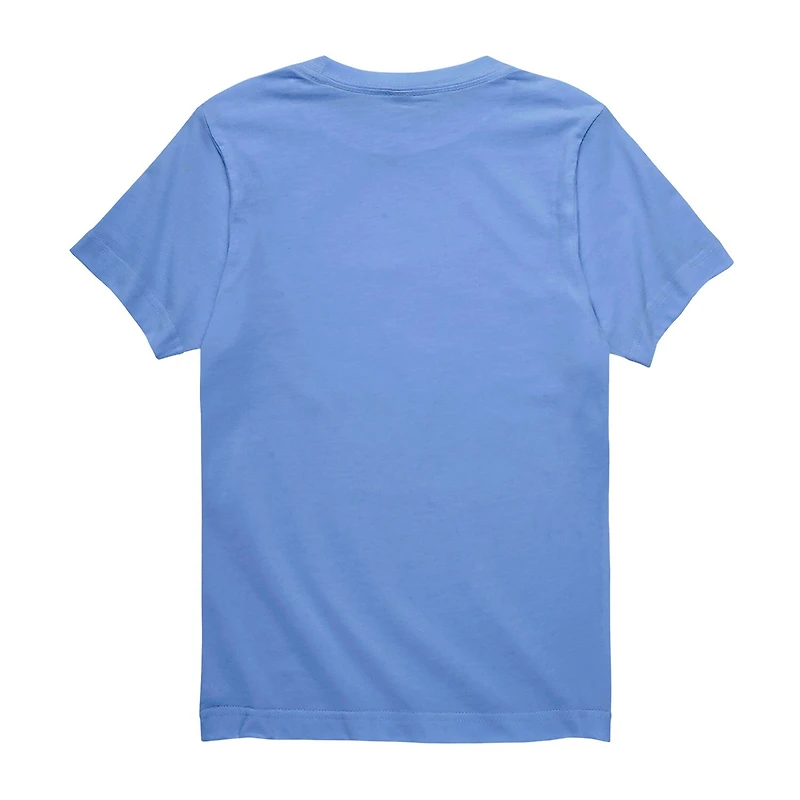 Disney Collection Little & Big Kid Boys Crew Neck Short Sleeve Regular Fit Cars Graphic T-Shirt