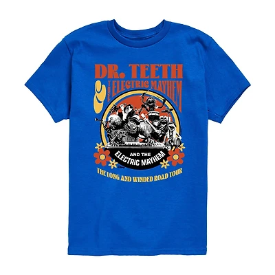 Disney Collection Little & Big Kid Boys Crew Neck Short Sleeve Regular Fit The Muppets Graphic T-Shirt