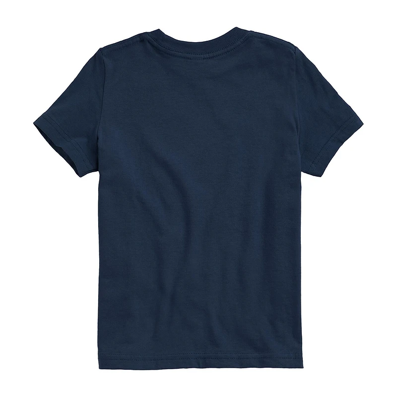 Disney Collection Toddler Boys Crew Neck Short Sleeve Regular Fit Donald Duck Graphic T-Shirt